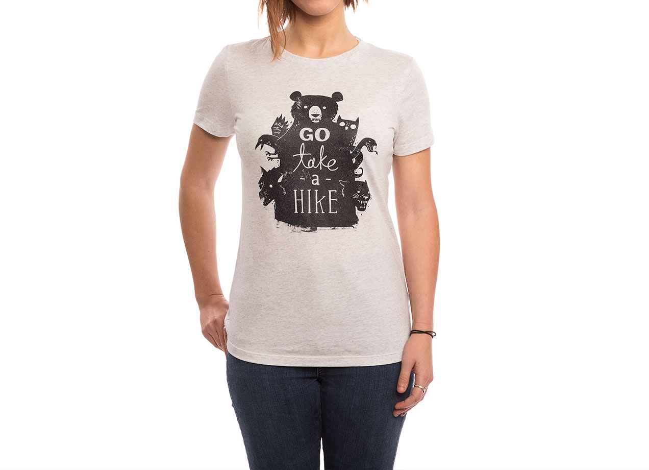GO TAKE A HIKE T-shirt Design by Michael Buxton woman