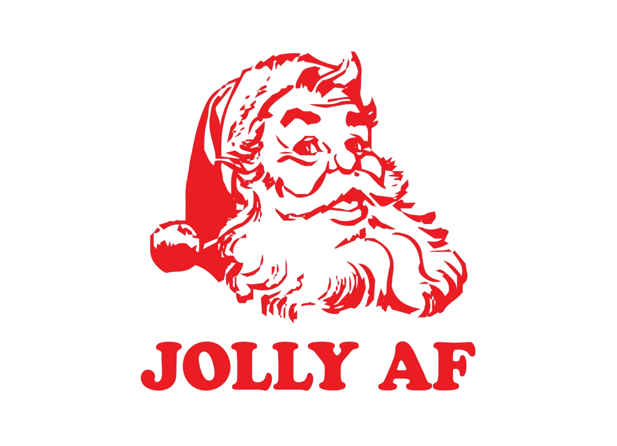 JOLLY AF T-shirt Design by Pete Styles maine design