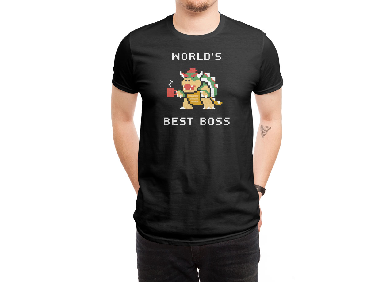 WORLD'S BEST BOSS T-shirt Design by Cody Weiler design man