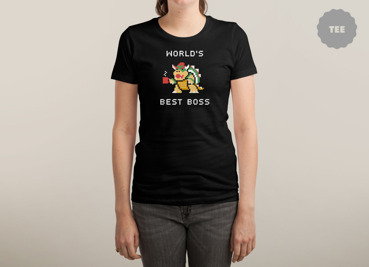 WORLD'S BEST BOSS T-shirt Design by Cody Weiler design woman