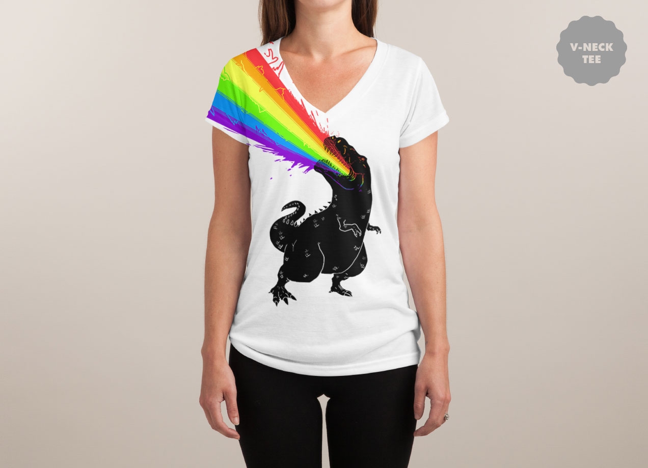 TECHNICOLOUR REX T-shirt Design by Elisha Hale woman