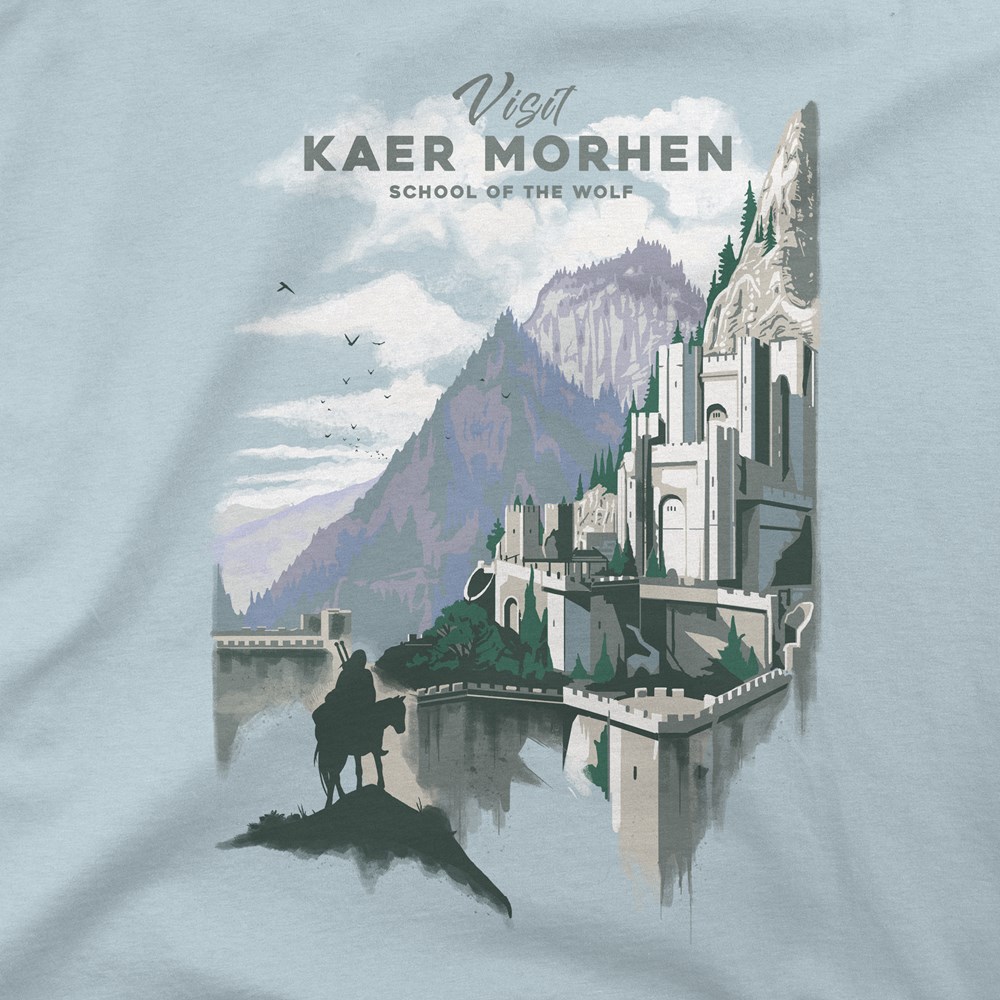 The Witcher 3 Visit Kaer Morhen T-shirt Design design
