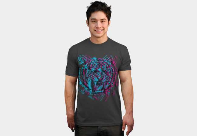 Tiger Tiger Tiger T-shirt Design by Godmachine man