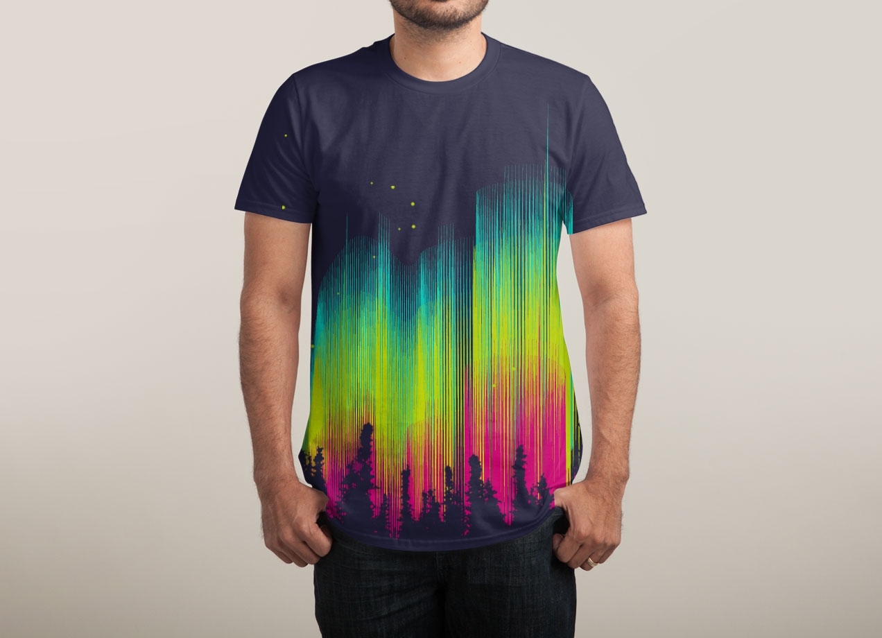 ELECTRIC SKY T-shirt Design by AJ Dimarucot man