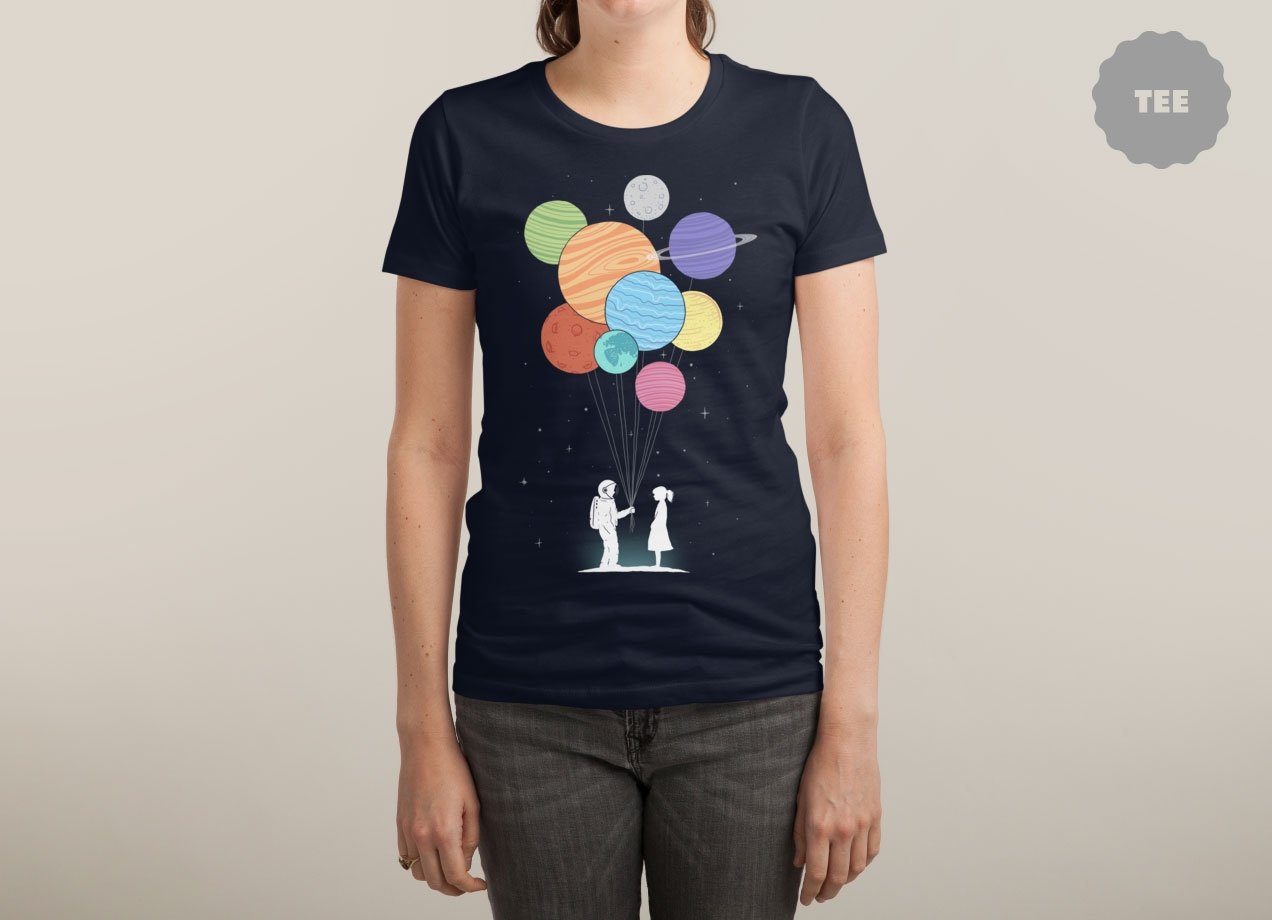 YOU ARE MY UNIVERSE T-shirt Design by Lim Heng Swee woman