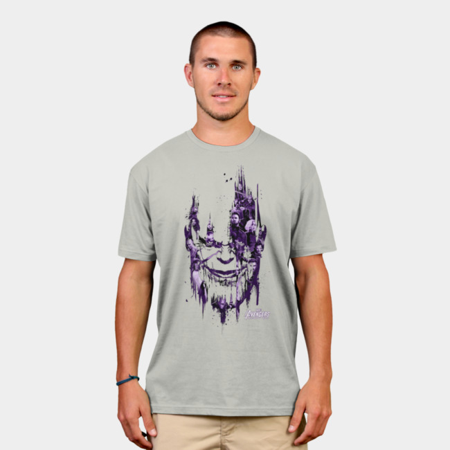 Thanos Smirk T-shirt Design by Marvel man