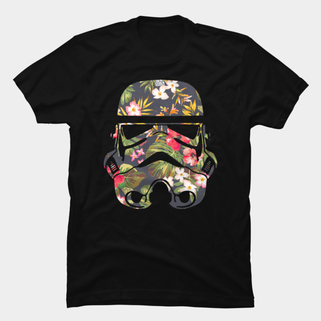 Tropical Stormtrooper T-shirt Design by StarWars man tee