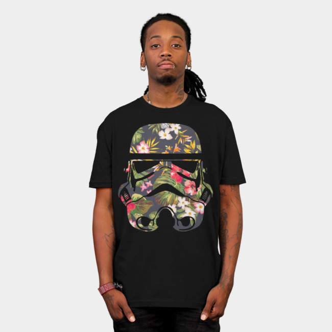 Tropical Stormtrooper T-shirt Design by StarWars man