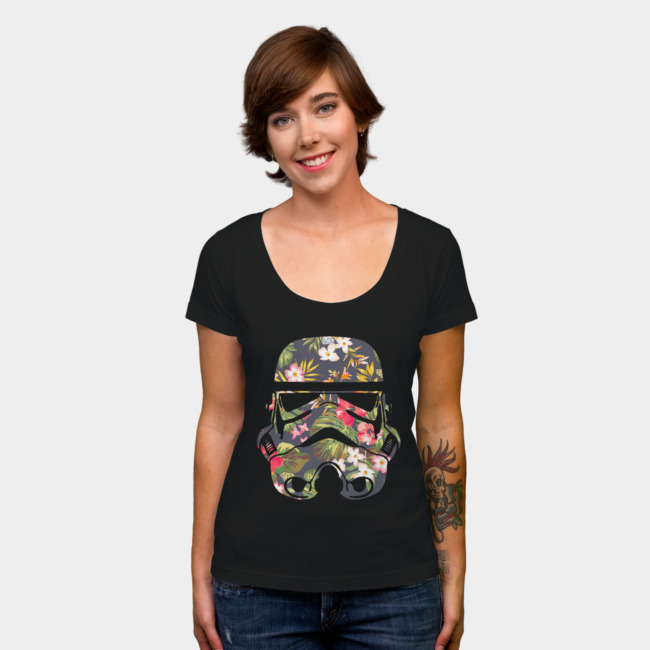 Tropical Stormtrooper T-shirt Design by StarWars woman