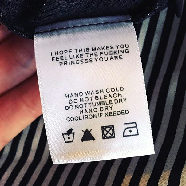 40 Funniest Clothing Tags Ever