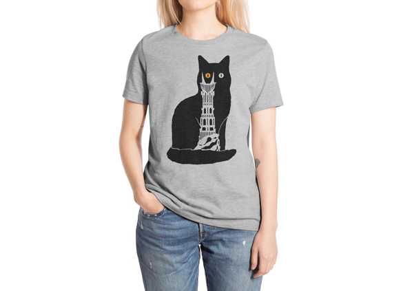 Cat's Eye of Sauron (Barad-pûrr), t-shirt design by Jason McDade