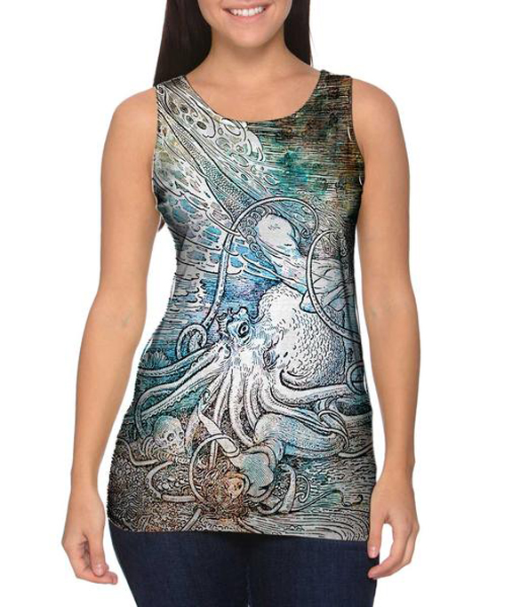 Louis Rhead - "Mermaid Octopus" T-Shirt design