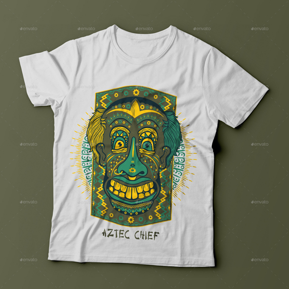 Aztec Chief Tshirt Design