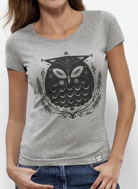 Mister Owl T-Shirt design for girls