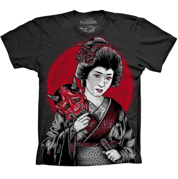 'Oni Geisha' T-Shirt design