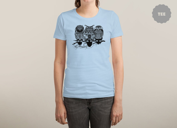 Owls of the Nile, t-shirt design by Rachel Caldwell