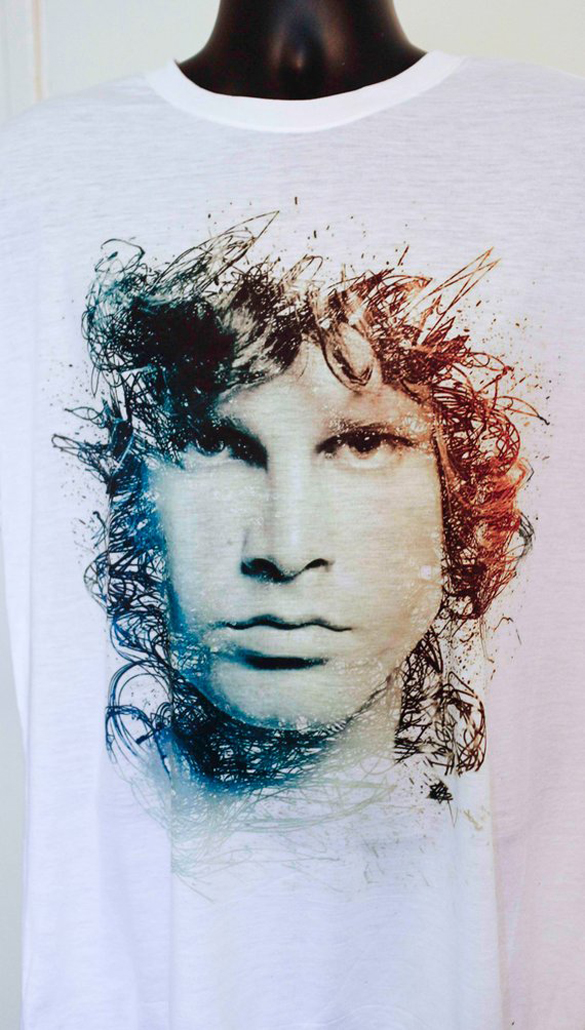 Stunning Jim Morrison t-shirt design