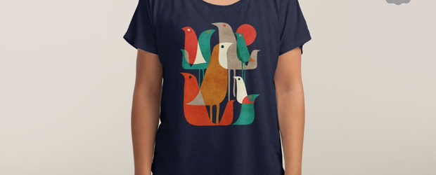 Flock of Birds, t-shirt design by radiomode