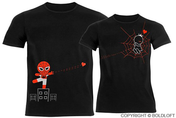 His & Hers Couple Shirts design by BoldLoft®