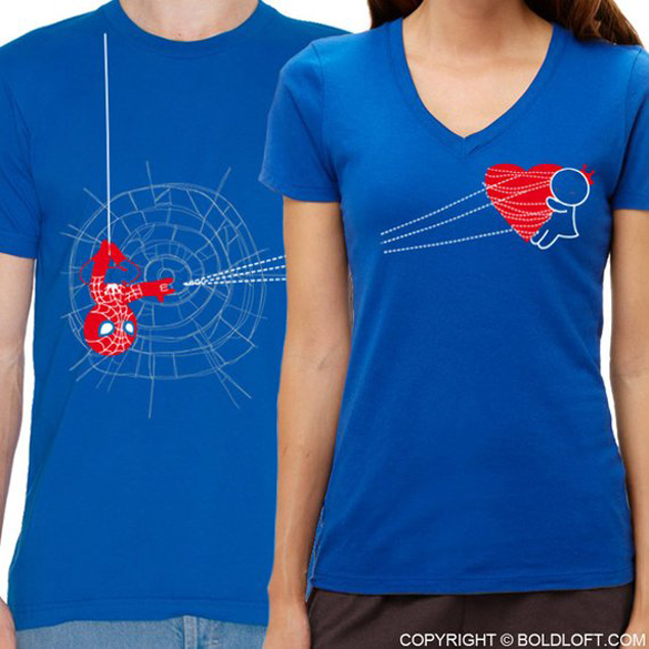 His & Hers Couple Shirts design by BoldLoft®
