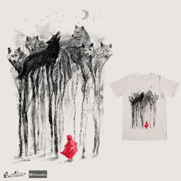 Into the Woods, t-shirt design by 38Sunsets