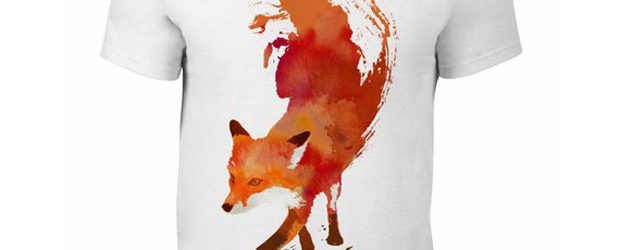 Red Fox T-Shirt design by Robert Farkas