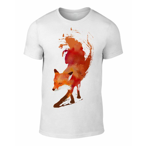 Red Fox T-Shirt design by Robert Farkas