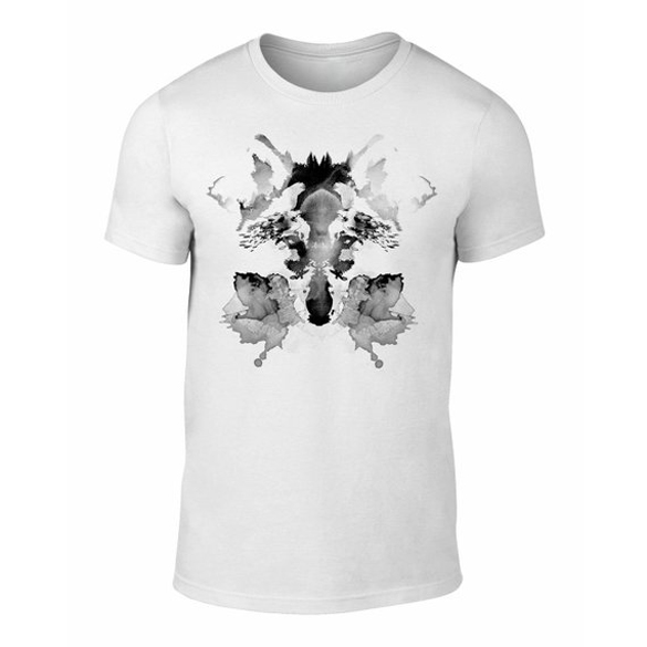 Rorschach Wolf Tshirt design by Robert Farkas