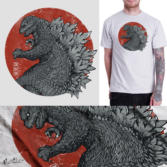 Tokyo Kaiju t-shirt design by Pigboom Kaboom