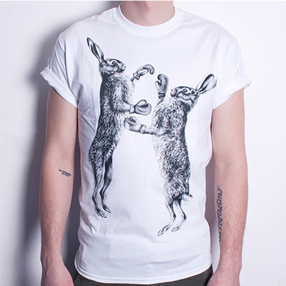 March Hares t-shirt design by Lauren Mortimer