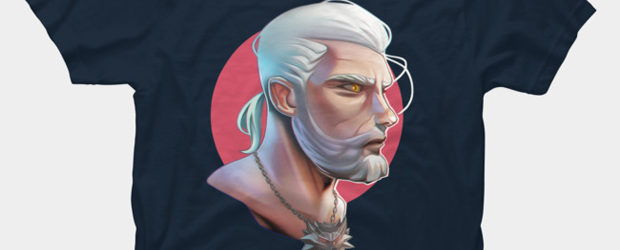Geralt from Rivia t-shirt design