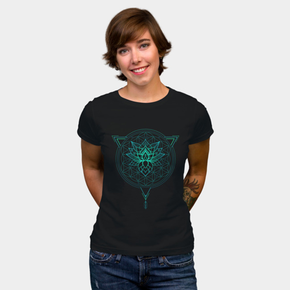 Lotus Flower of Life t-shirt design