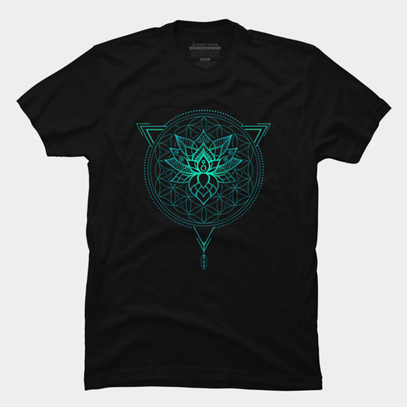 Lotus Flower of Life t-shirt design