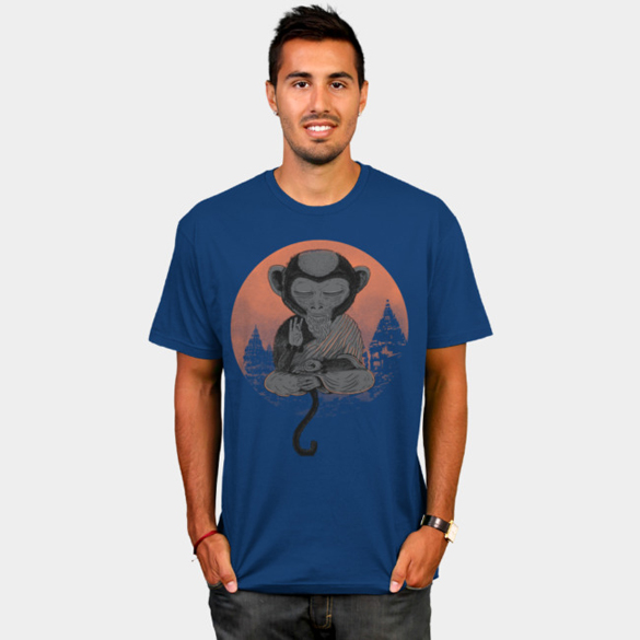 Monkey Monk t-shirt design
