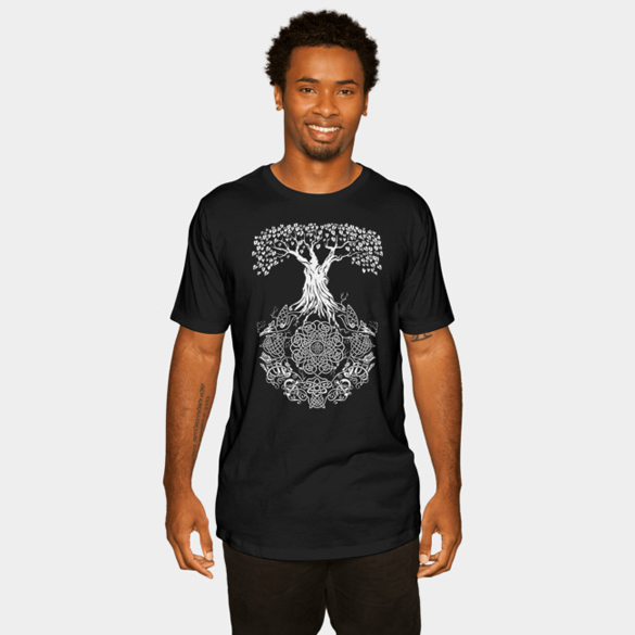 Yggdrasil Tree of Life t-shirt design - Fancy T-shirts