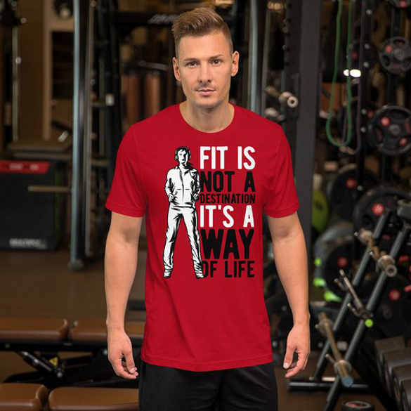 Fitness Motivational Running Sports t-shirt design