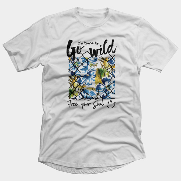 Go wild t-shirt design