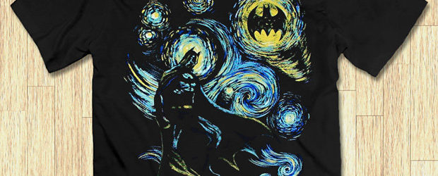 Batman Starry Night t-shirt design