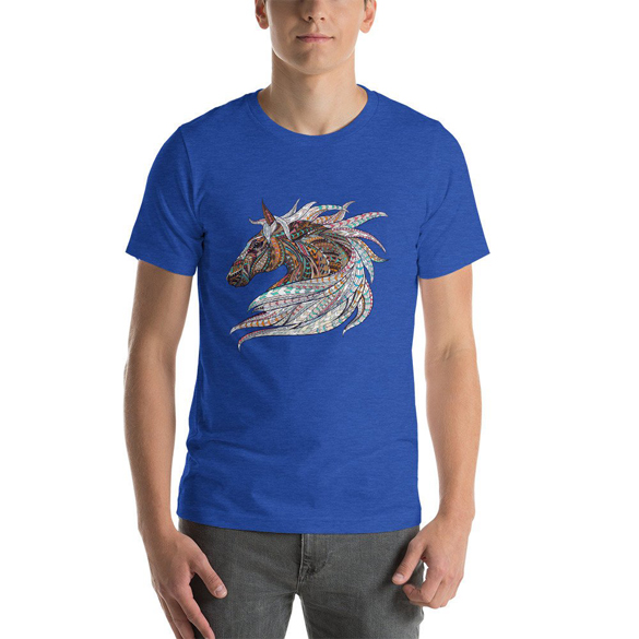 Bohemian horse t-shirt design