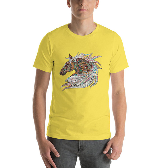 Bohemian horse t-shirt design