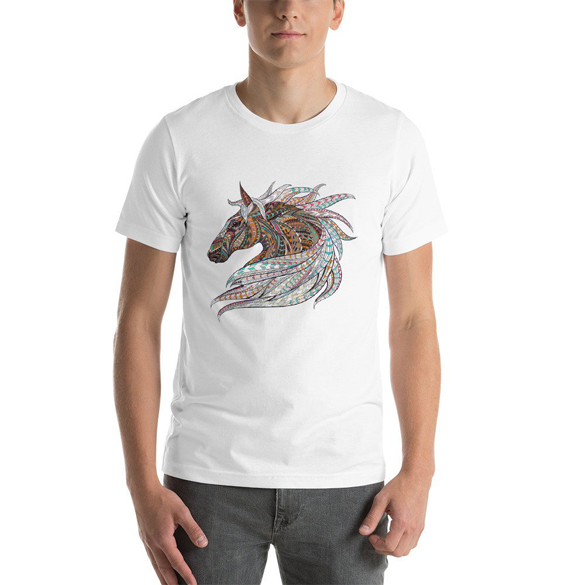 Bohemian horse t-shirt design