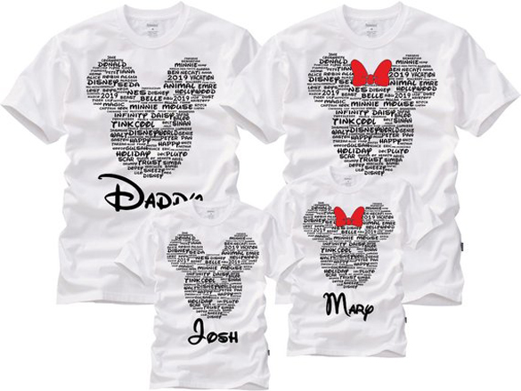 Disney Family t-shirt design