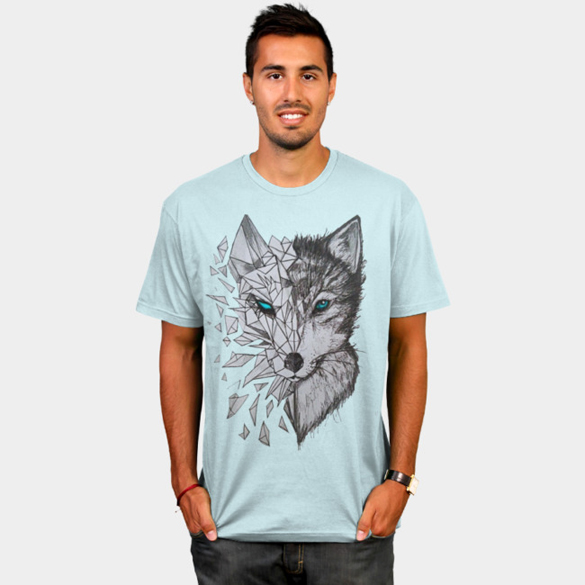 Geo Wolf t-shirt design