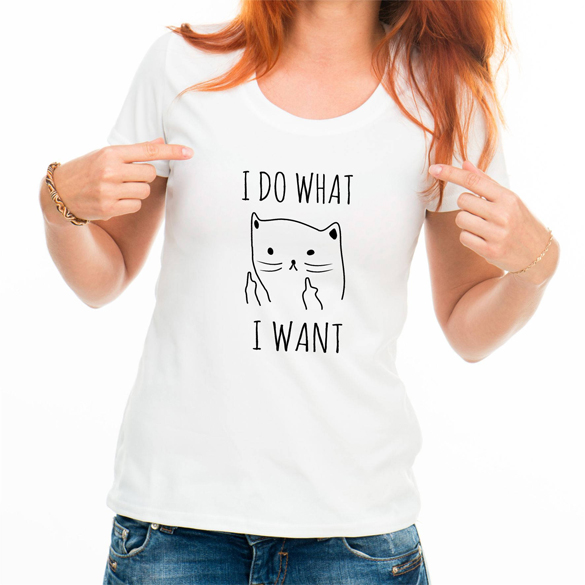I Do What I Want t-shirt design