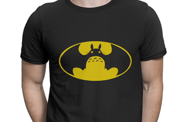 totoro batman shirt