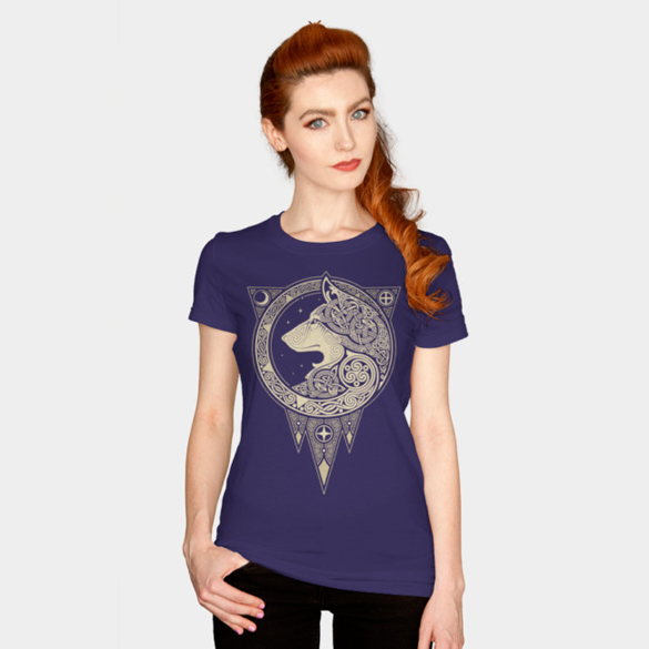 Norse Wolf, t-shirt design