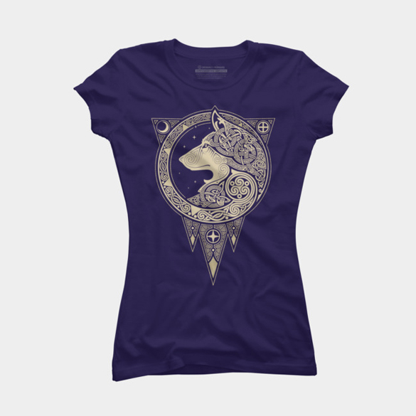 Norse Wolf, t-shirt design