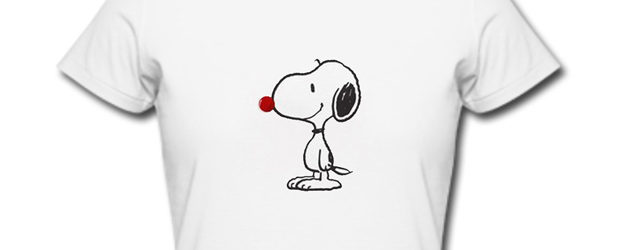 Red Nose day 2019 Snoopy T-Shirt design