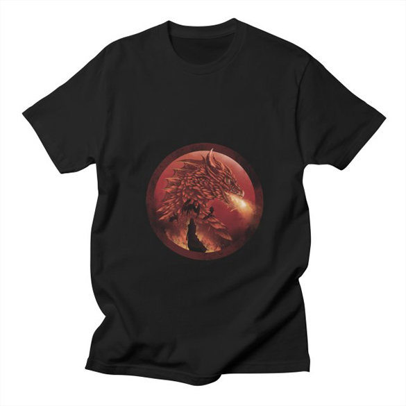 The Queen of Dragon Stone t-shirt design