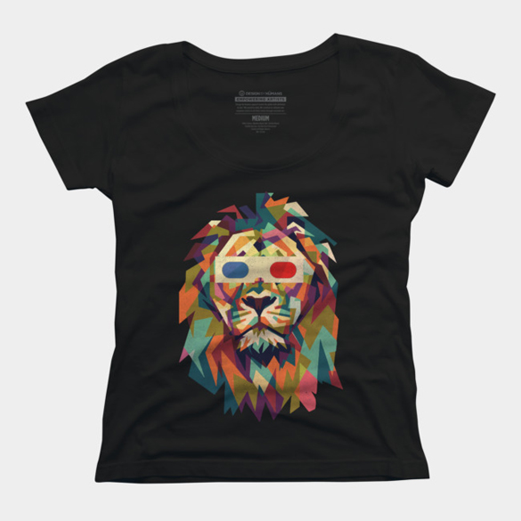 3D Lion t-shirt design